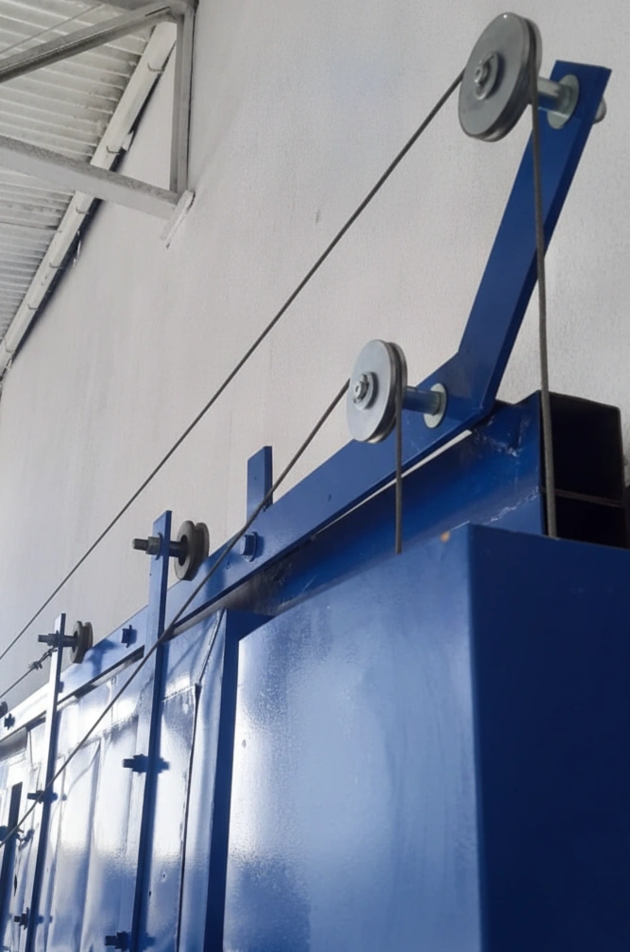guia e roldanas da porta corta fogo p240 industrial